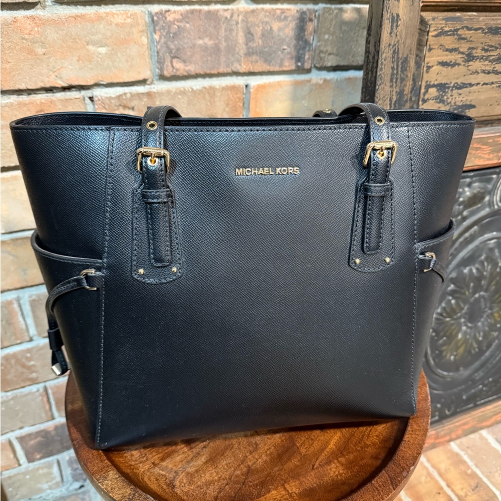 Michael Kors Black Saffiano Leather Tote NWT